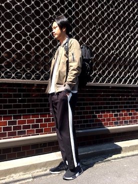 「MAKAVELIC（マキャベリック）のアイテム」を使った、ASADAさん（メンズ・181cm）の春コーディネート