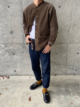 「BEAUTY&YOUTH UNITED ARROWS（ビューティーアンドユースユナイテッドアローズ）のアイテム（セットアップ）」を使った、hayoさん（メンズ・170cm）の冬コーディネート