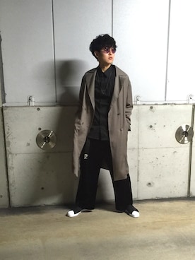 「adsr」｜「アイテム（ジャケット/アウター）」を使った、菊地光一さん（メンズ・178cm）の春コーディネート