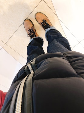 「Rudsak（ルドサック）のアイテム」を使った、苯蛋Yさん（レディース・165cm）の冬コーディネート