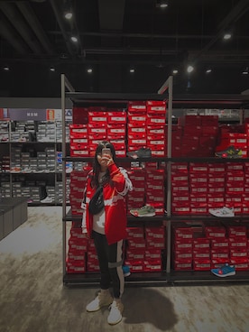 吳潔瑩さん（レディース・158cm）の春コーディネート