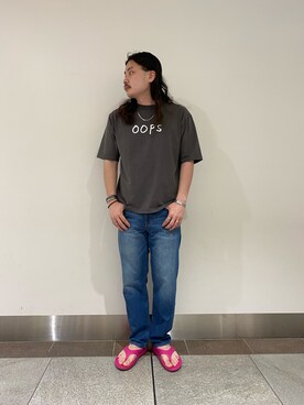 「ビーチサンダル」｜Yuya Sasakiさん（メンズ・179cm・20代）の春コーディネート