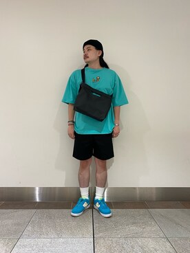 「URBAN RESEARCH Sonny Label（アーバンリサーチサニーレーベル）のアイテム（その他）」を使った、Yuya Sasakiさん（メンズ・179cm）の夏コーディネート