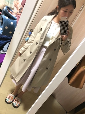 「PATTERN・fiona （パターンフィオナ）のアイテム（トップス）」を使った、桜咲さん（レディース・157cm）の冬コーディネート