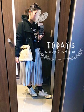 桜咲さん（レディース・157cm）の春コーディネート