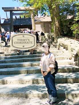 桜咲さん（レディース・157cm）の春コーディネート