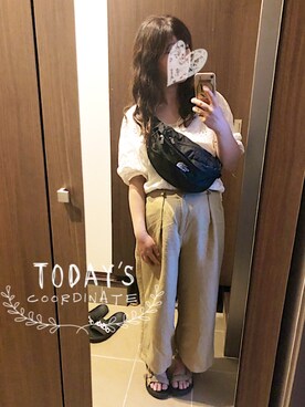 桜咲さん(レディース・157cm)の夏コーディネート