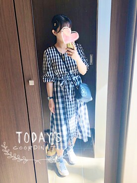 「CLATHAS（クレイサス）のアイテム」を使った、桜咲さん（レディース・157cm）の秋コーディネート