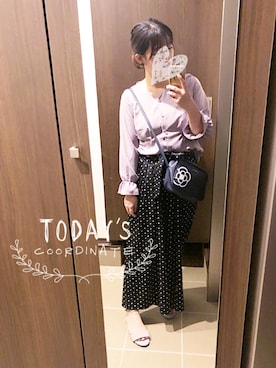 「CLATHAS（クレイサス）のアイテム」を使った、桜咲さん（レディース・157cm）の秋コーディネート