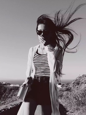 「summer」｜「アイテム（メッセンジャーバッグ）」を使った、CreamySoupさん（レディース・166cm）の秋コーディネート