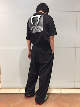 「RAF SIMONS（ラフシモンズ）のアイテム（トップス）」を使った、fujisakiさん（メンズ・172cm）の冬コーディネート