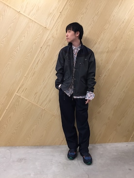 「ボタニカル」｜「アイテム（ジャケット/アウター）」を使った、fujisakiさん（メンズ・172cm）の春コーディネート