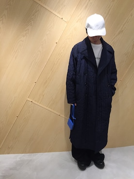 「17AW」｜「アイテム（ピーコート）」を使った、fujisakiさん（メンズ・172cm）の春コーディネート