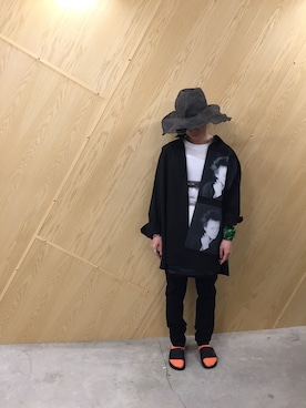 「RAF SIMONS（ラフシモンズ）のアイテム（トップス）」を使った、fujisakiさん（メンズ・172cm）の春コーディネート