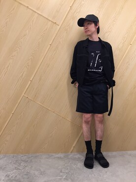 「PADRONE（パドローネ）のアイテム（サンダル）」を使った、fujisakiさん（メンズ・172cm）の春コーディネート