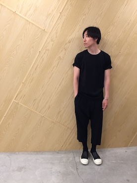 「TAKAHIROMIYASHITATheSoloIst.（タカヒロミヤシタザソロイスト）のアイテム（トップス）」を使った、fujisakiさん（メンズ・172cm）の夏コーディネート