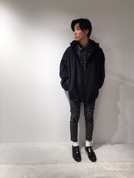 「LAD MUSICIAN（ラッドミュージシャン）のアイテム（ドレスシューズ）」を使った、fujisakiさん（メンズ・172cm）の夏コーディネート