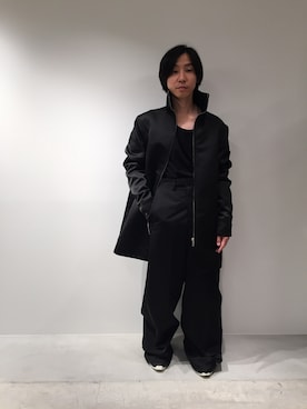 「RickOwens×adidas」｜「アイテム（ジャケット/アウター）」を使った、fujisakiさん（メンズ・172cm）の夏コーディネート