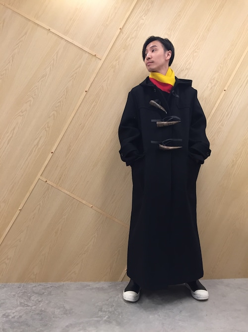 JOHN LAWRENCE SULLIVANメタルトグル ショートダッフルコート