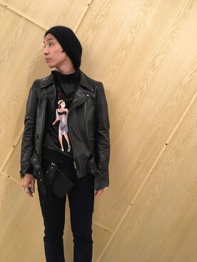 「TAKAHIROMIYASHITATheSoloIst.（タカヒロミヤシタザソロイスト）のアイテム（デニムパンツ）」を使った、fujisakiさん（メンズ・172cm）の秋コーディネート