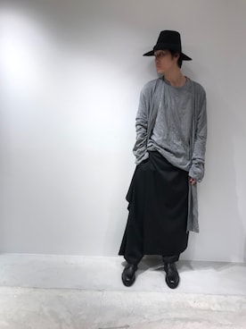 「PADRONE（パドローネ）のアイテム（その他シューズ）」を使った、fujisakiさん（メンズ・172cm）の冬コーディネート