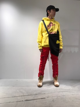 「KIJIMA TAKAYUKI」｜「アイテム（ブーツ）」を使った、fujisakiさん（メンズ・172cm）の春コーディネート