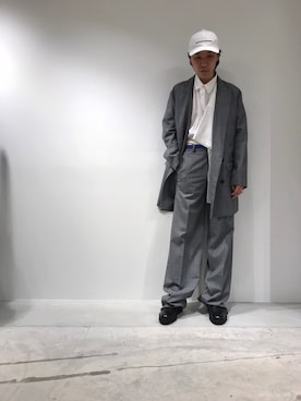 「PADRONE（パドローネ）のアイテム（その他シューズ）」を使った、fujisakiさん（メンズ・172cm）の春コーディネート