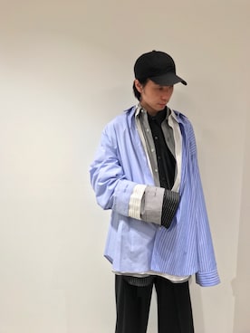 「DRESSEDUNDRESSED（ドレスドアンドレスド）のアイテム」を使った、fujisakiさん（メンズ・172cm）の春コーディネート