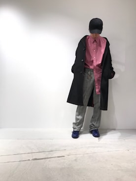 「DRESSEDUNDRESSED（ドレスドアンドレスド）のアイテム（ジャケット/アウター）」を使った、fujisakiさん（メンズ・172cm）の春コーディネート