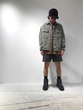 「Yeezy（イージー）のアイテム（ジャケット/アウター）」を使った、fujisakiさん（メンズ・172cm）の春コーディネート