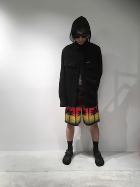 「PADRONE（パドローネ）のアイテム（サンダル）」を使った、fujisakiさん（メンズ・172cm）の春コーディネート