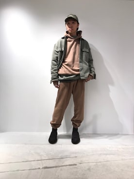 「Yeezy（イージー）のアイテム（ジャケット/アウター）」を使った、fujisakiさん（メンズ・172cm）の夏コーディネート