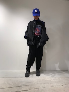 「Yeezy（イージー）のアイテム」を使った、fujisakiさん（メンズ・172cm）の夏コーディネート