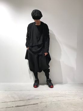 「Ground Y（グラウンドワイ）のアイテム」を使った、fujisakiさん（メンズ・172cm）の夏コーディネート