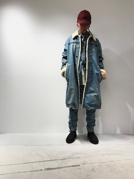 「Yeezy（イージー）のアイテム（ブーツ）」を使った、fujisakiさん（メンズ・172cm）の夏コーディネート