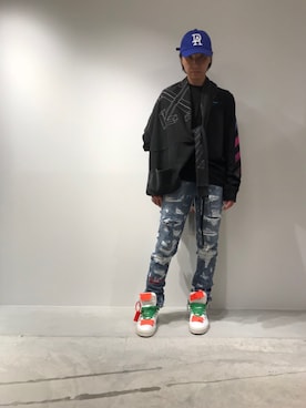 「CHRISTIAN DADA（クリスチャンダダ）のアイテム（帽子）」を使った、fujisakiさん（メンズ・172cm）の夏コーディネート