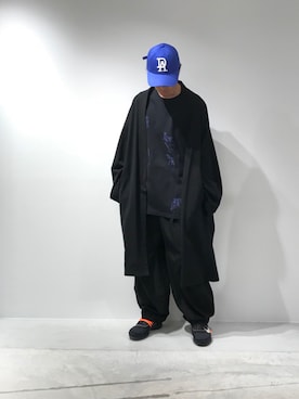 「CHRISTIAN DADA（クリスチャンダダ）のアイテム（帽子）」を使った、fujisakiさん（メンズ・172cm）の夏コーディネート