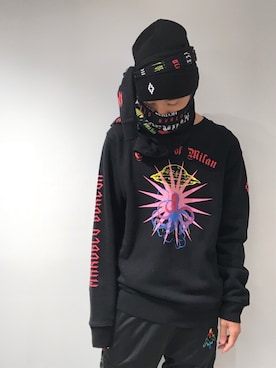 「MARCELO BURLON（マルセロ・バーロン）のアイテム」を使った、fujisakiさん（メンズ・172cm）の夏コーディネート