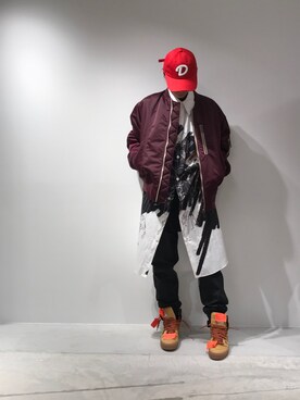 「CHRISTIAN DADA（クリスチャンダダ）のアイテム（ジャケット/アウター）」を使った、fujisakiさん（メンズ・172cm）の秋コーディネート