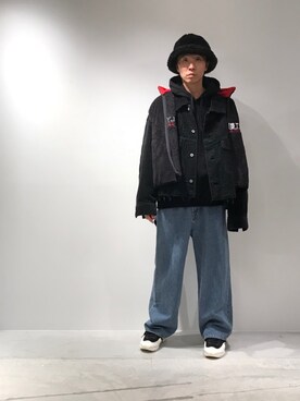 「doublet（ダブレット）のアイテム（トップス）」を使った、fujisakiさん（メンズ・172cm）の秋コーディネート