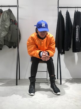 「CHRISTIAN DADA（クリスチャンダダ）のアイテム（ジャケット/アウター）」を使った、fujisakiさん（メンズ・172cm）の秋コーディネート