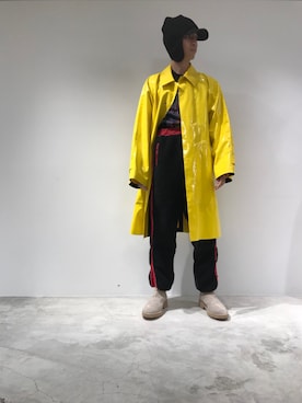「Yeezy（イージー）のアイテム（ブーツ）」を使った、fujisakiさん（メンズ・172cm）の秋コーディネート