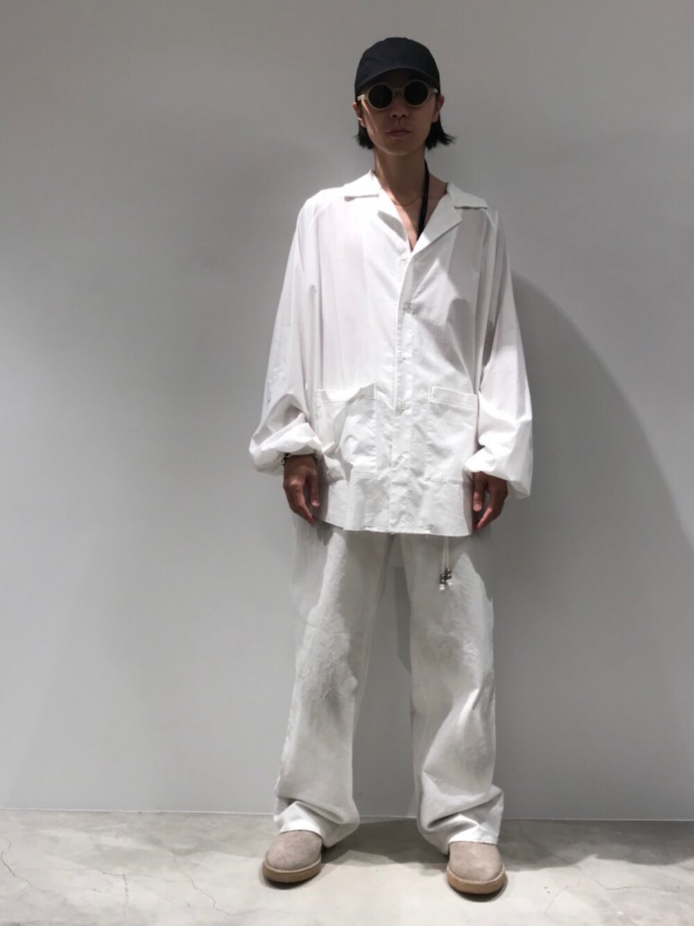 fujisakiさんの「CHRISTIAN DADA “Cotton Lawn”オーバーサイズシャツ（CHRISTIAN DADA）」を使ったコーディネート