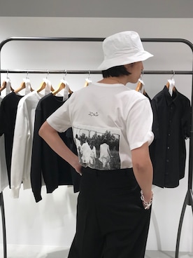 「19ss」｜「アイテム（帽子）」を使った、fujisakiさん（メンズ・172cm）の冬コーディネート