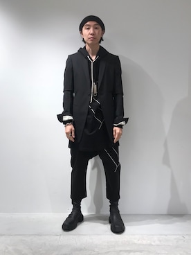 「19ss」｜「アイテム（ジャケット/アウター）」を使った、fujisakiさん（メンズ・172cm）の冬コーディネート