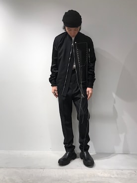 「19ss」｜「アイテム（ジャケット/アウター）」を使った、fujisakiさん（メンズ・172cm）の冬コーディネート