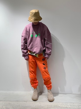 「Yeezy（イージー）のアイテム」を使った、fujisakiさん（メンズ・172cm）の冬コーディネート