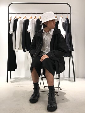 「19ss」｜「アイテム（ジャケット/アウター）」を使った、fujisakiさん（メンズ・172cm）の冬コーディネート