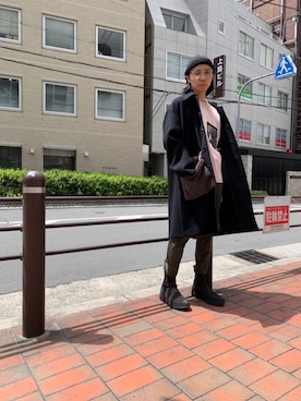 「liberum（リベルム）のアイテム（ジャケット/アウター）」を使った、fujisakiさん（メンズ・172cm）の春コーディネート