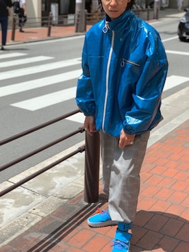 「DISCOVERED（ディスカバード）のアイテム」を使った、fujisakiさん（メンズ・173cm）の夏コーディネート